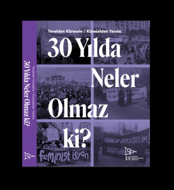 30 yılda neler olmazki yazıyor mor bir karışık fotoğrafların bulunduğu görsel üzerinde